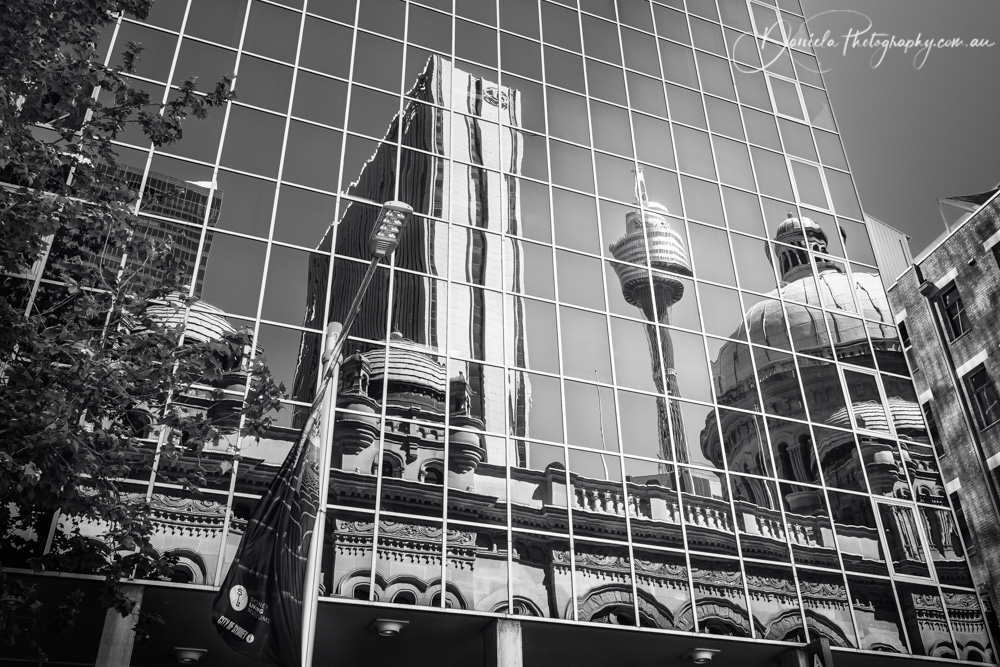 Australia -Glass Wall Reflections in Sydney City Center